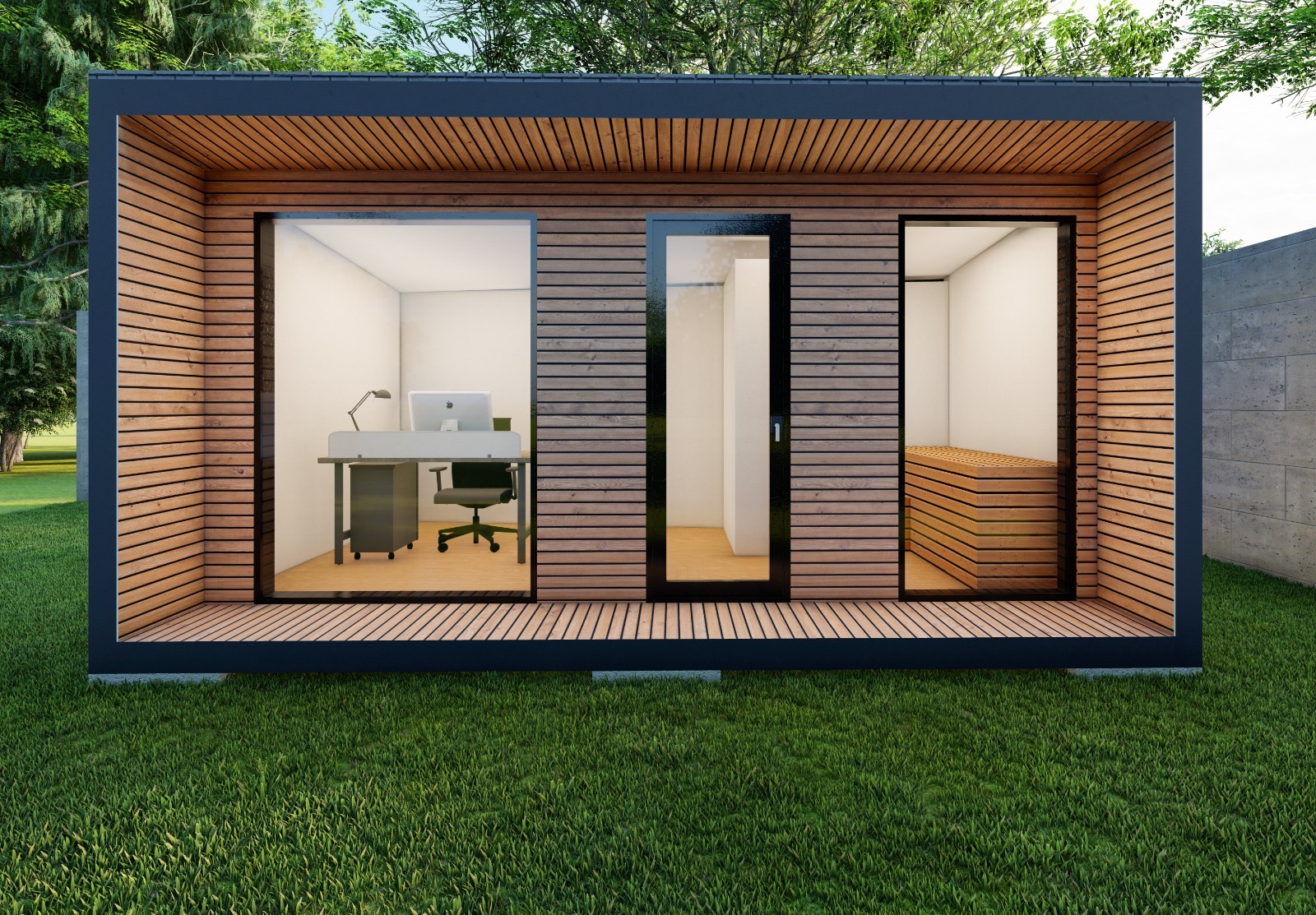 Studio garden room, visualisation
