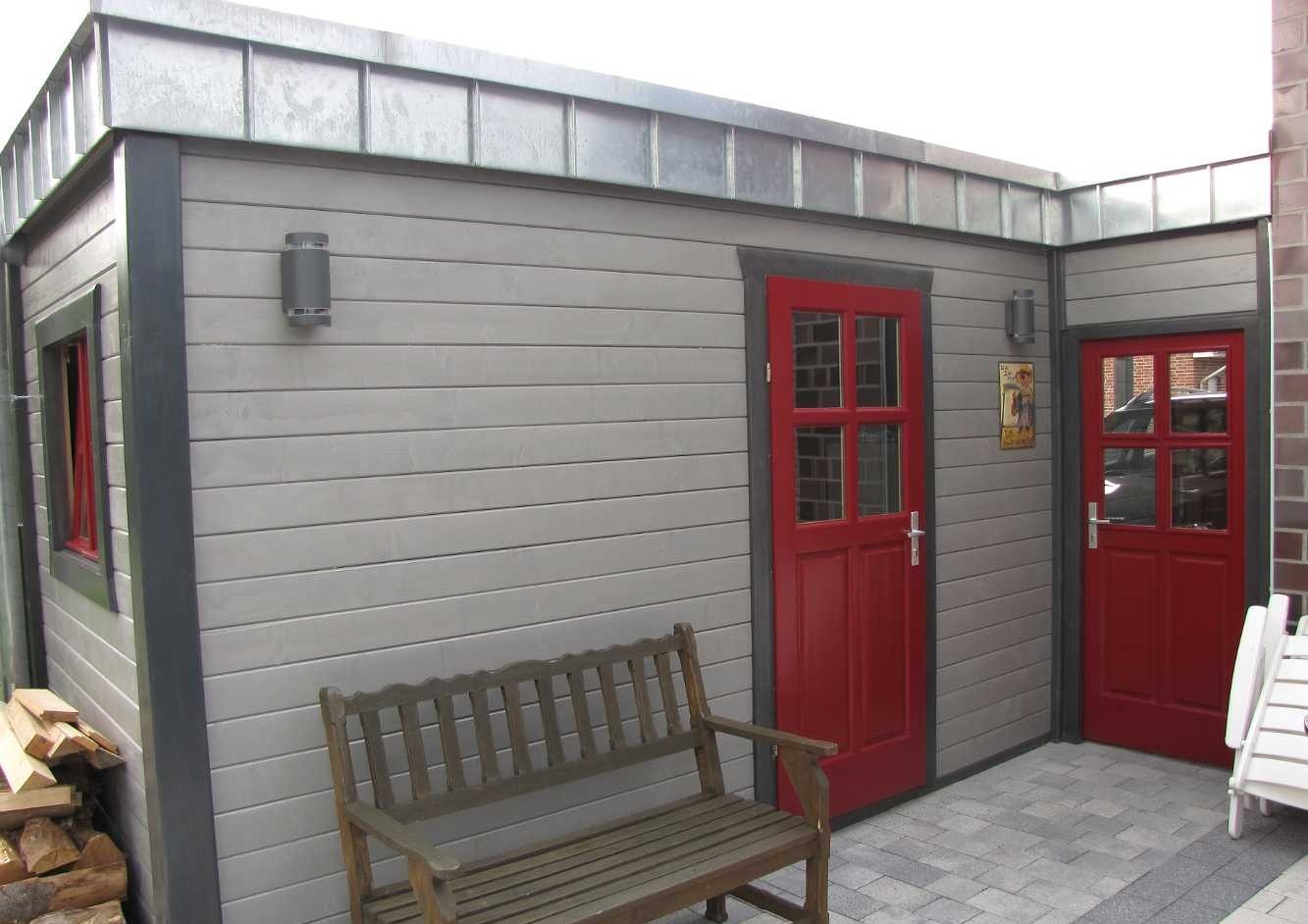 Garden building, detail